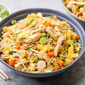 Chicken Noodles + Chicken Fried Rice